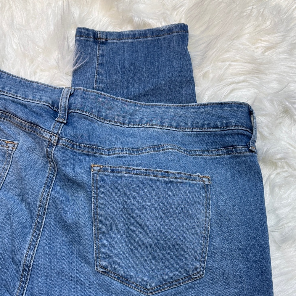 Sonoma Women's Distressed Blue Boyfriend Jeans - Picture 5 of 6